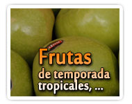 Frutas - Frutas de temporada, Frutas Anuales, Frutas tropicales